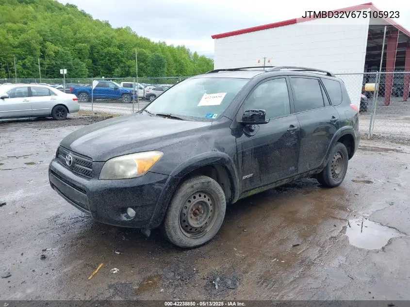 2007 Toyota Rav4 Sport VIN: JTMBD32V675105923 Lot: 42238850