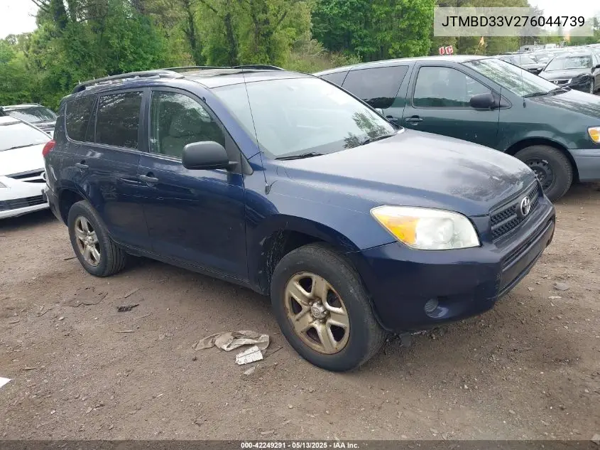 2007 Toyota Rav4 VIN: JTMBD33V276044739 Lot: 42249291