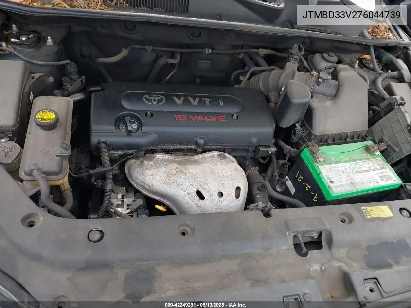 2007 Toyota Rav4 VIN: JTMBD33V276044739 Lot: 42249291