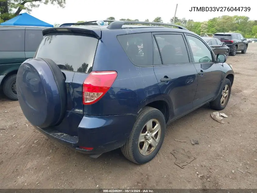 2007 Toyota Rav4 VIN: JTMBD33V276044739 Lot: 42249291