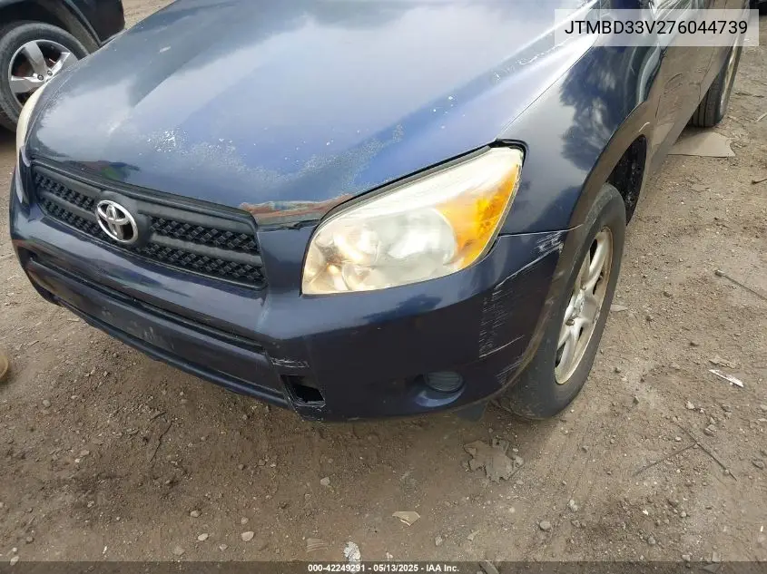 2007 Toyota Rav4 VIN: JTMBD33V276044739 Lot: 42249291