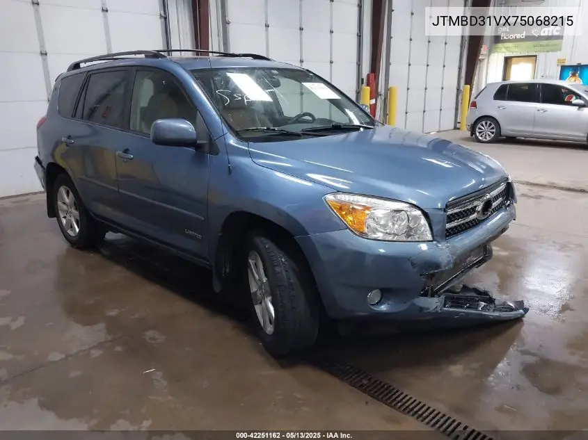 2007 Toyota Rav4 Limited VIN: JTMBD31VX75068215 Lot: 42251162