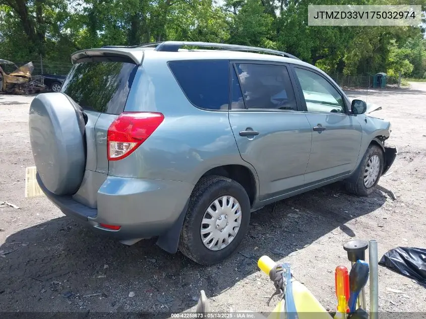 2007 Toyota Rav4 VIN: JTMZD33V175032974 Lot: 42258673