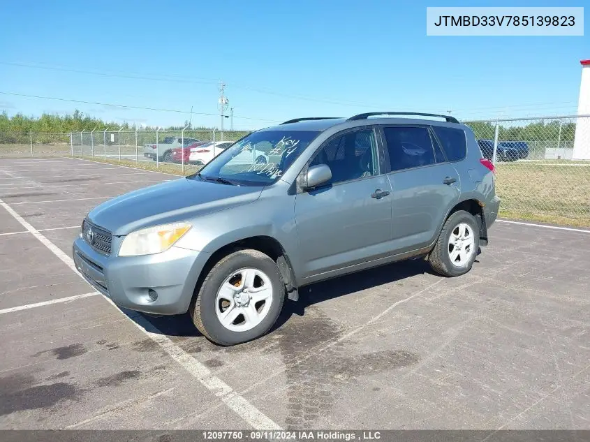 2008 Toyota Rav4 VIN: JTMBD33V785139823 Lot: 12097750