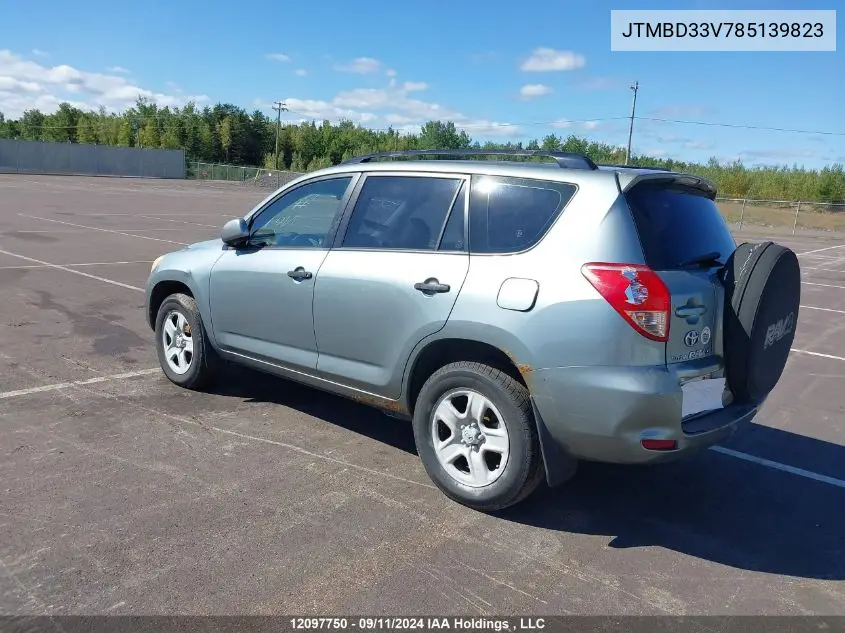 2008 Toyota Rav4 VIN: JTMBD33V785139823 Lot: 12097750