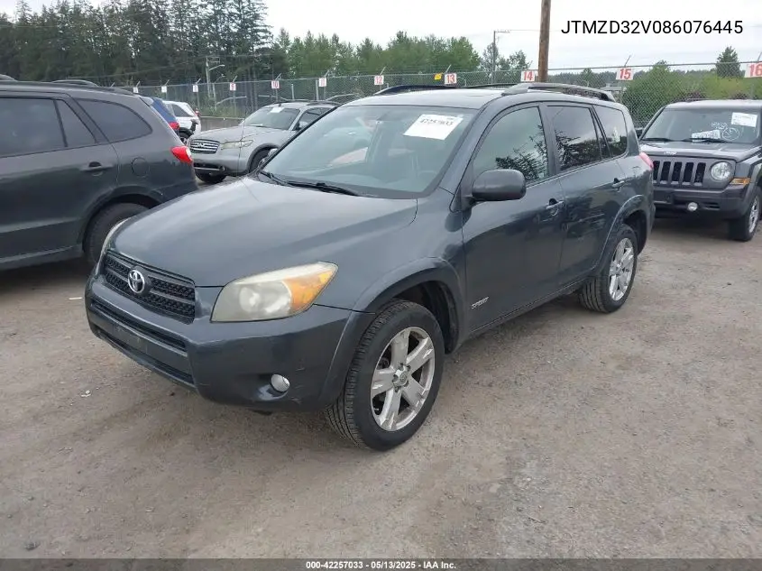 2008 Toyota Rav4 Sport VIN: JTMZD32V086076445 Lot: 42257033