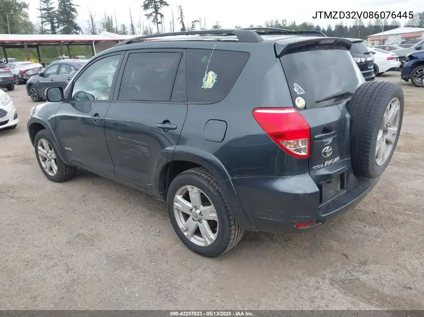 2008 Toyota Rav4 Sport VIN: JTMZD32V086076445 Lot: 42257033