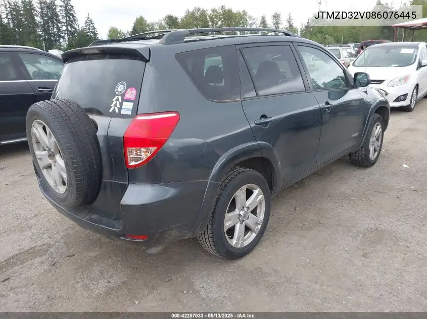 2008 Toyota Rav4 Sport VIN: JTMZD32V086076445 Lot: 42257033