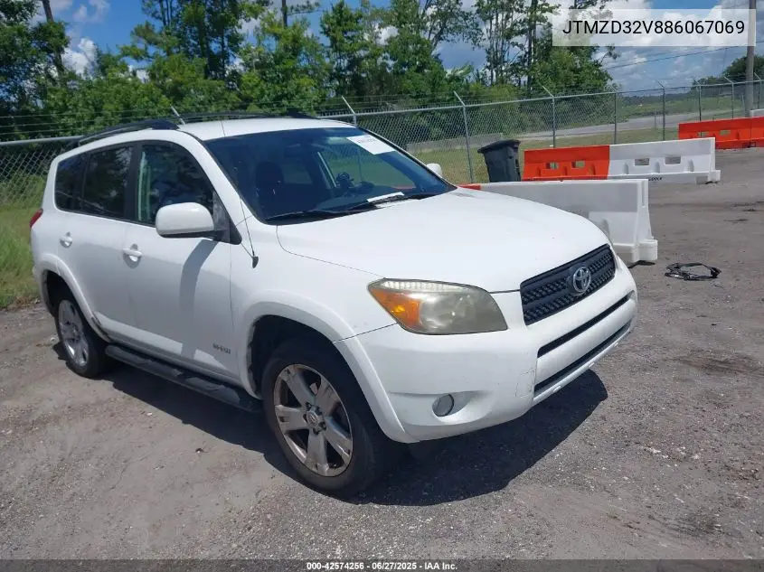 2008 Toyota Rav4 Sport VIN: JTMZD32V886067069 Lot: 42574256
