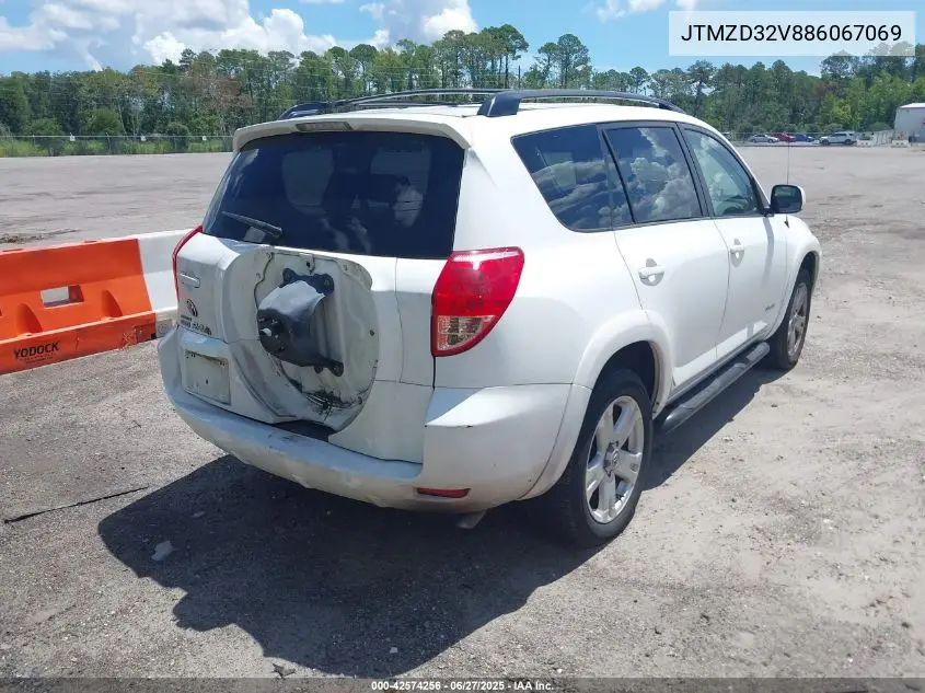 2008 Toyota Rav4 Sport VIN: JTMZD32V886067069 Lot: 42574256