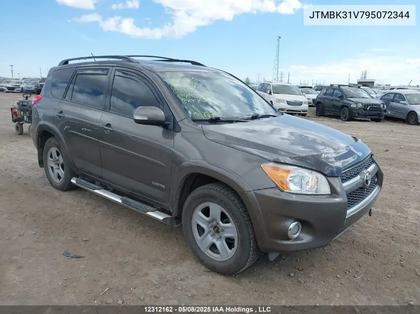 2009 Toyota Rav4 Limited V6 VIN: JTMBK31V795072344 Lot: 12312162X