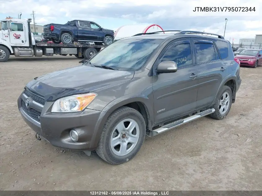 2009 Toyota Rav4 Limited V6 VIN: JTMBK31V795072344 Lot: 12312162X