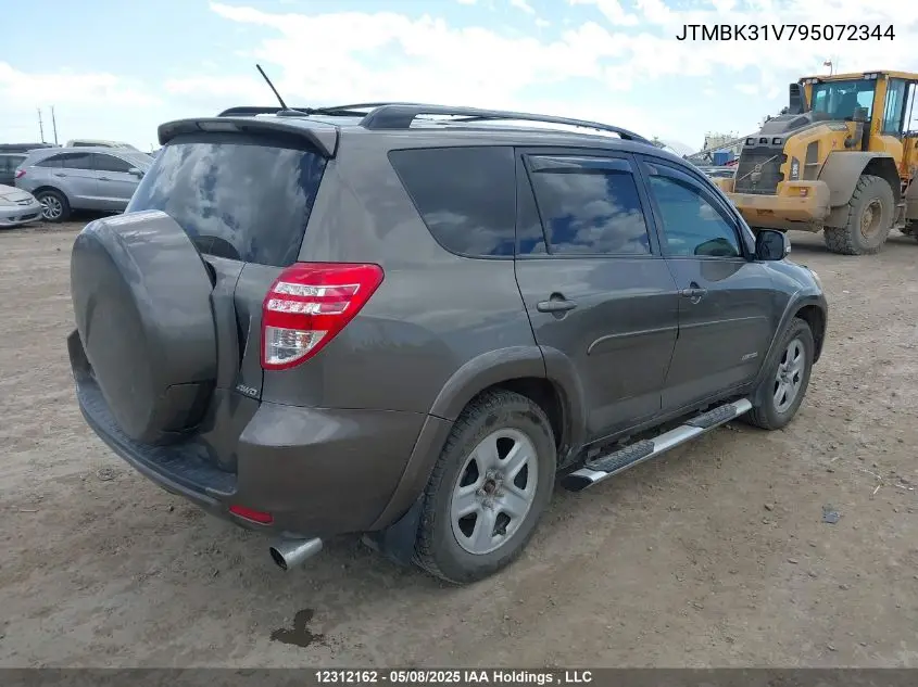 2009 Toyota Rav4 Limited V6 VIN: JTMBK31V795072344 Lot: 12312162X