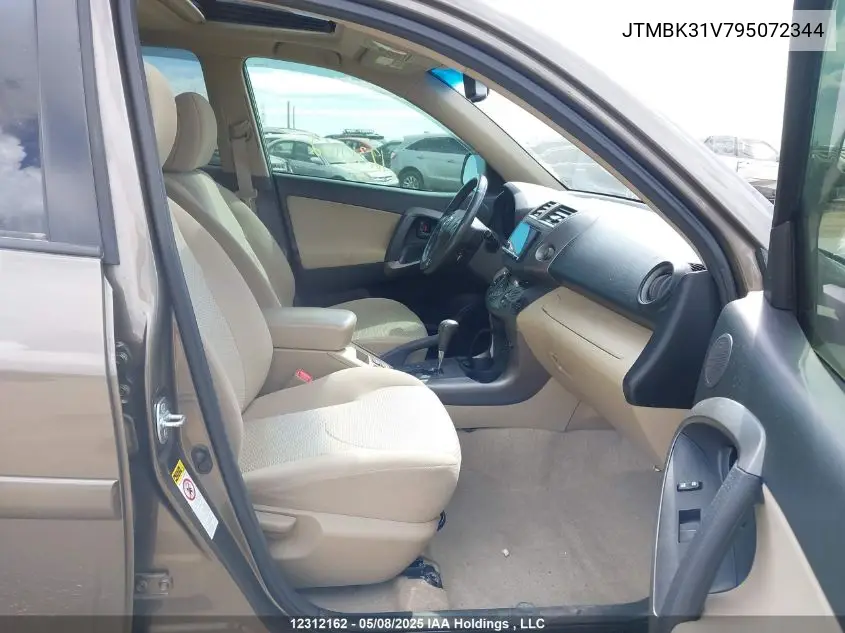 2009 Toyota Rav4 Limited V6 VIN: JTMBK31V795072344 Lot: 12312162X
