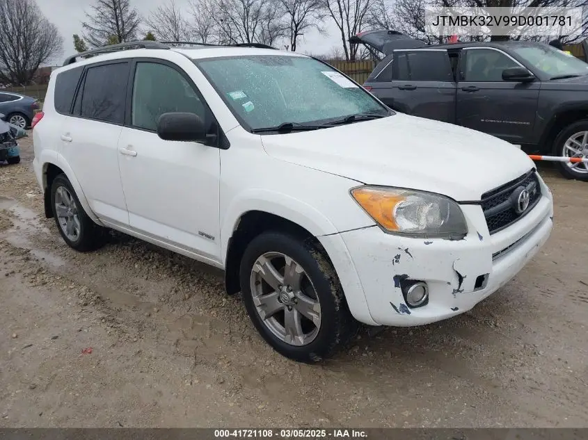 2009 Toyota Rav4 Sport V6 VIN: JTMBK32V99D001781 Lot: 41721108