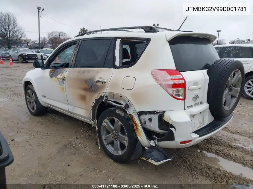 2009 Toyota Rav4 Sport V6 VIN: JTMBK32V99D001781 Lot: 41721108