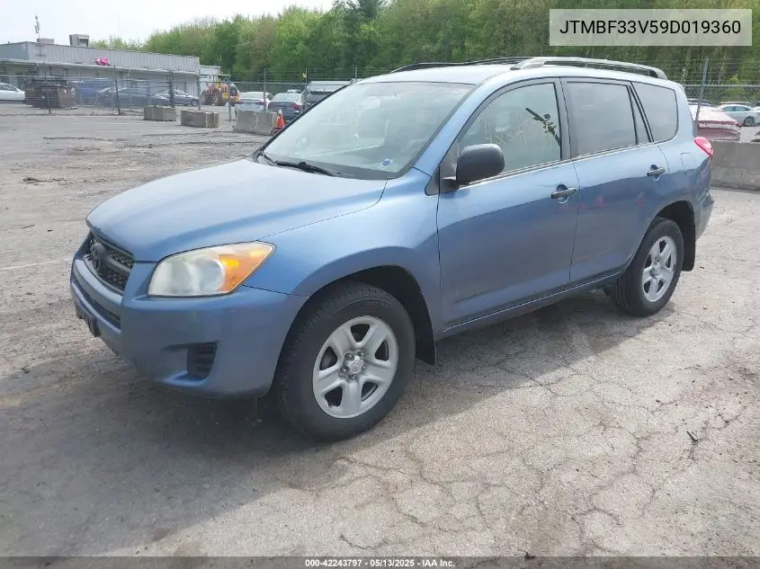 2009 Toyota Rav4 VIN: JTMBF33V59D019360 Lot: 42243797
