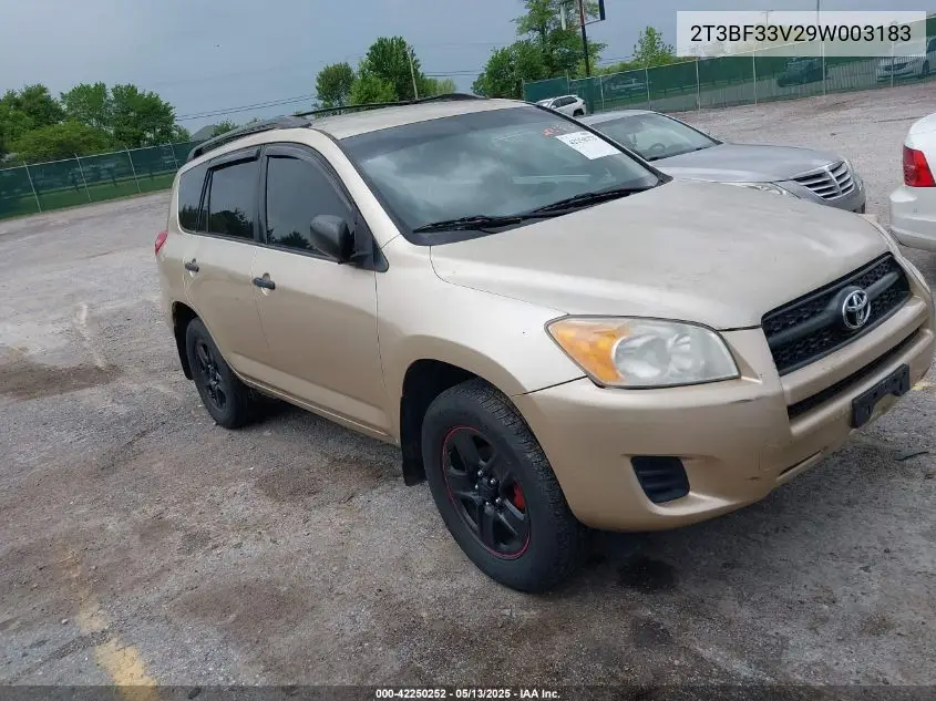2009 Toyota Rav4 VIN: 2T3BF33V29W003183 Lot: 42250252