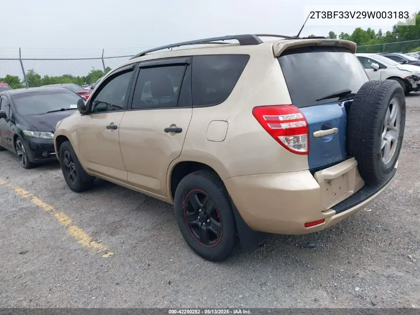 2009 Toyota Rav4 VIN: 2T3BF33V29W003183 Lot: 42250252