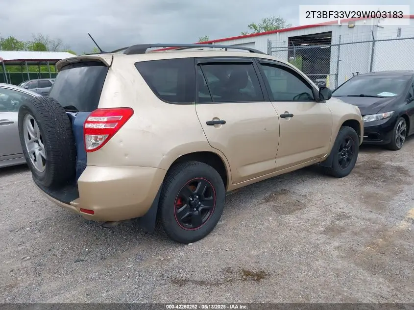 2009 Toyota Rav4 VIN: 2T3BF33V29W003183 Lot: 42250252
