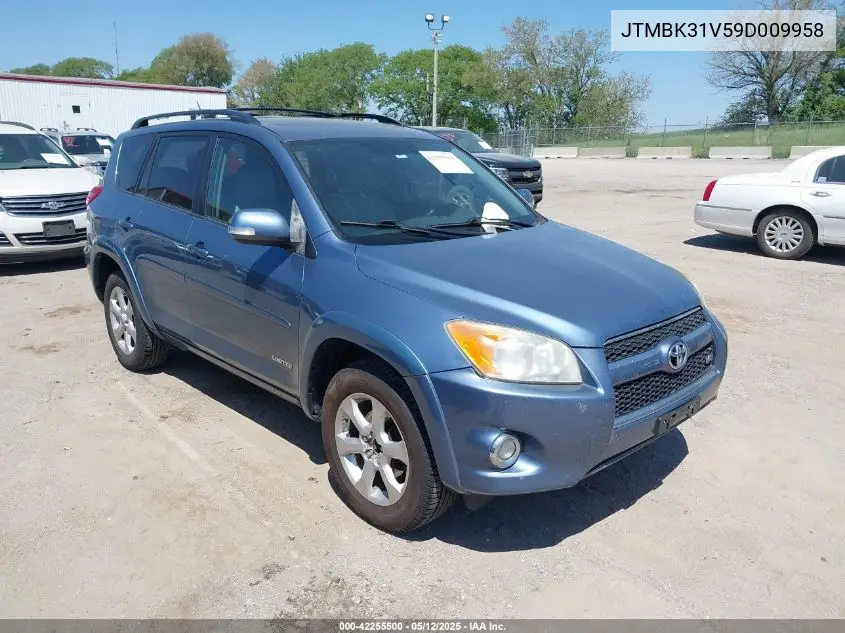2009 Toyota Rav4 Limited V6 VIN: JTMBK31V59D009958 Lot: 42255500