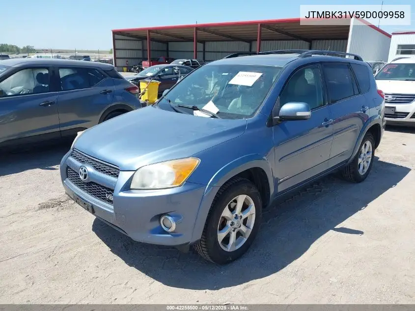 2009 Toyota Rav4 Limited V6 VIN: JTMBK31V59D009958 Lot: 42255500