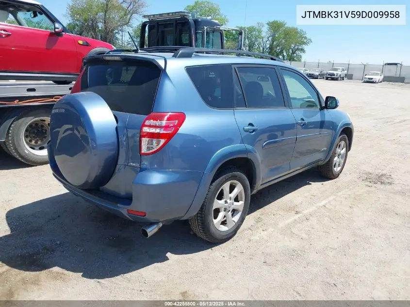 2009 Toyota Rav4 Limited V6 VIN: JTMBK31V59D009958 Lot: 42255500