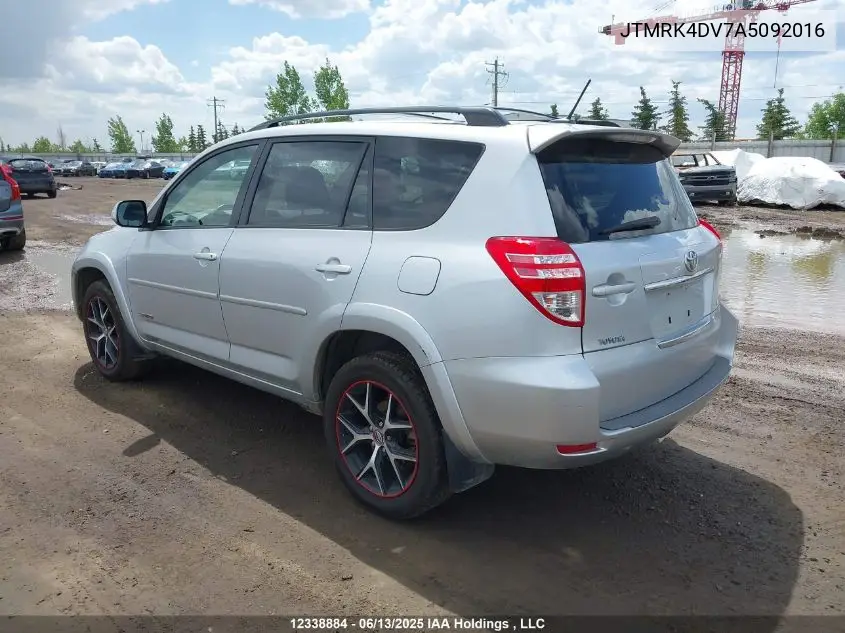 2010 Toyota Rav4 Sport V6 VIN: JTMRK4DV7A5092016 Lot: 12338884