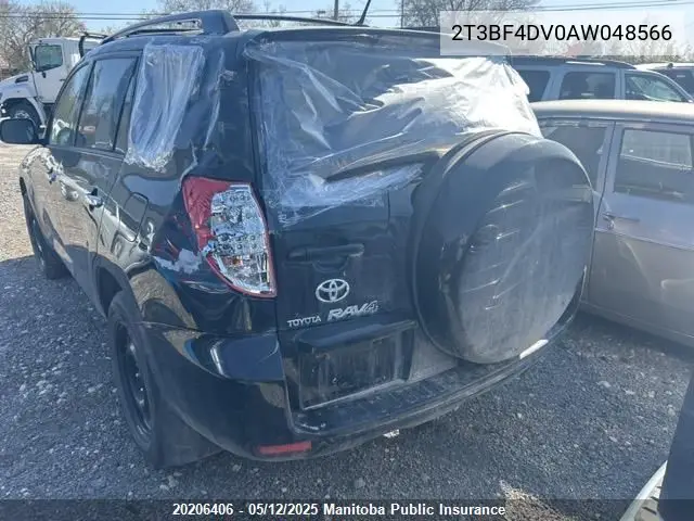 2010 Toyota Rav4 Sport VIN: 2T3BF4DV0AW048566 Lot: 20206406