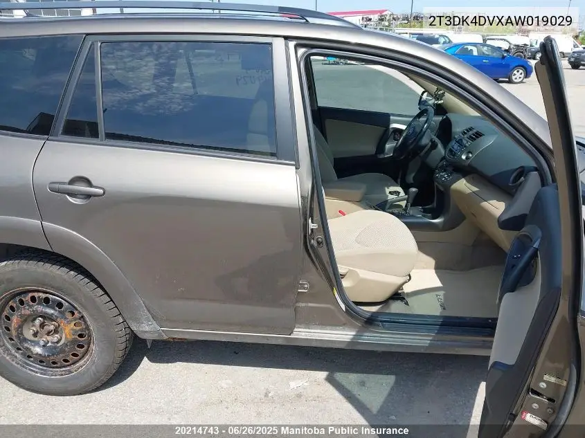 2010 Toyota Rav4 Limited V6 VIN: 2T3DK4DVXAW019029 Lot: 20214743