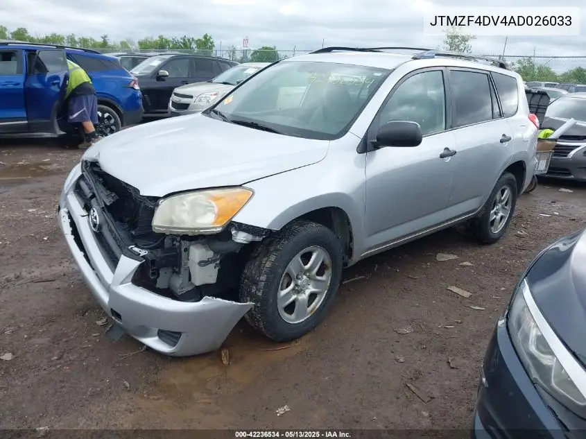 2010 Toyota Rav4 VIN: JTMZF4DV4AD026033 Lot: 42236534
