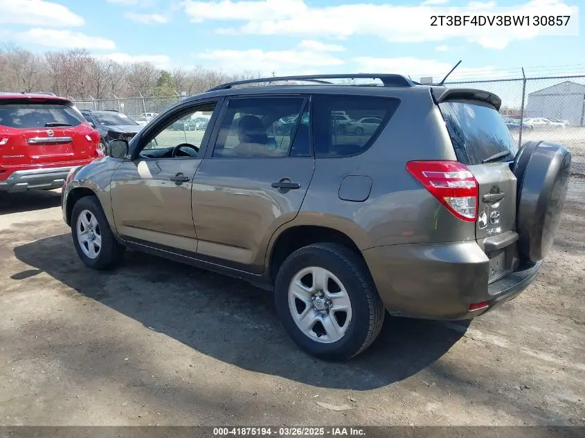 2011 Toyota Rav4 VIN: 2T3BF4DV3BW130857 Lot: 41875194