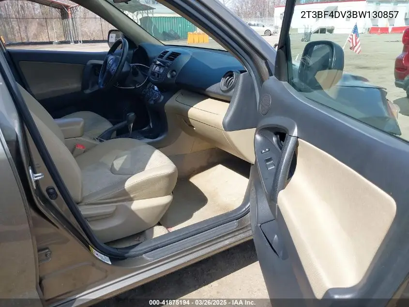 2011 Toyota Rav4 VIN: 2T3BF4DV3BW130857 Lot: 41875194