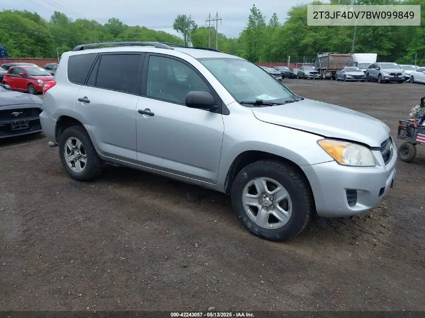 2011 Toyota Rav4 VIN: 2T3JF4DV7BW099849 Lot: 42243057