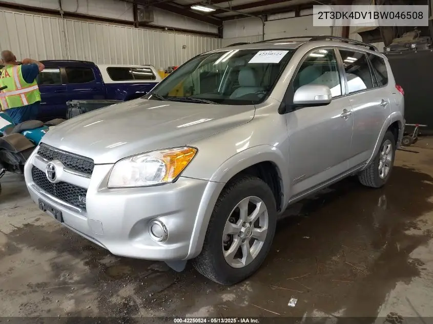 2011 Toyota Rav4 Limited V6 VIN: 2T3DK4DV1BW046508 Lot: 42250524
