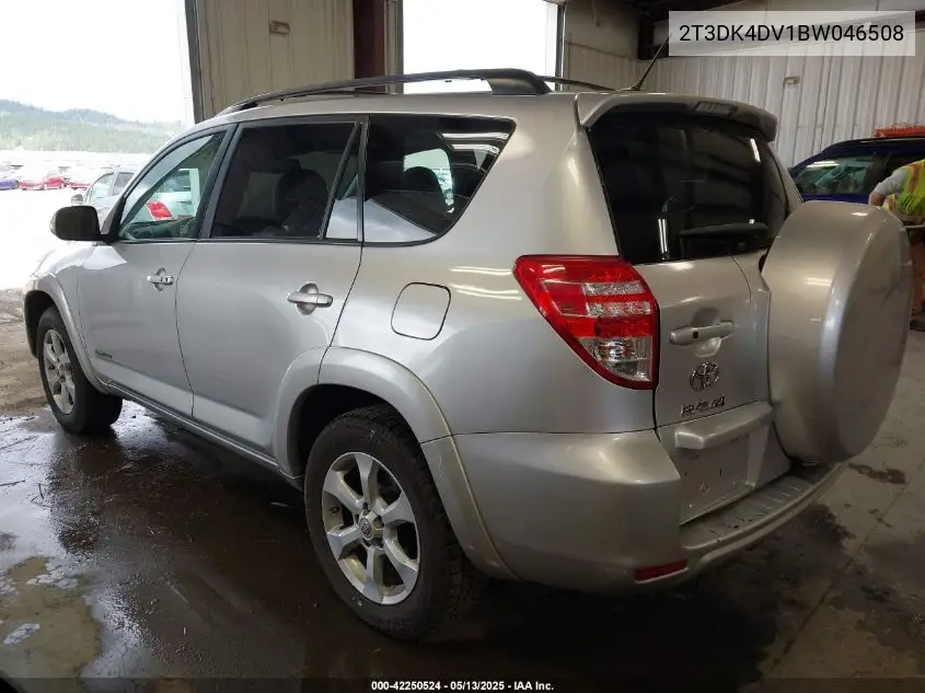 2011 Toyota Rav4 Limited V6 VIN: 2T3DK4DV1BW046508 Lot: 42250524