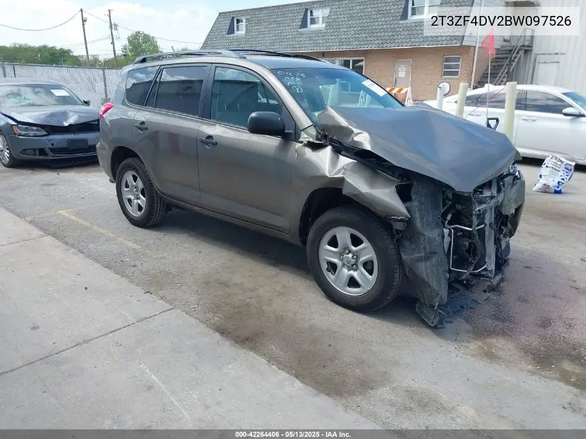 2011 Toyota Rav4 VIN: 2T3ZF4DV2BW097526 Lot: 42264406