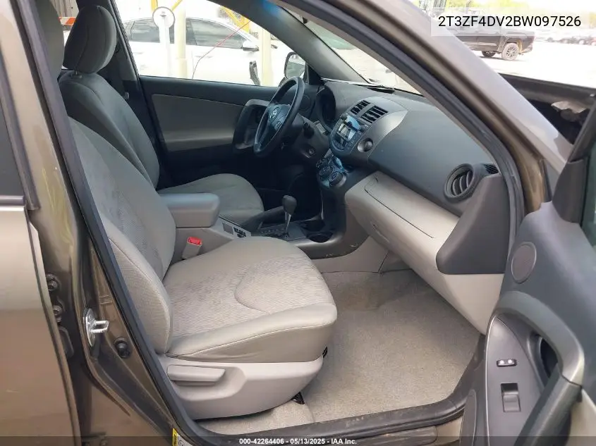 2011 Toyota Rav4 VIN: 2T3ZF4DV2BW097526 Lot: 42264406