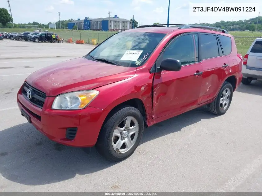 2011 Toyota Rav4 VIN: 2T3JF4DV4BW091224 Lot: 42608599