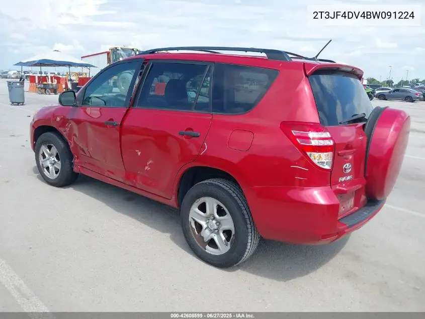 2011 Toyota Rav4 VIN: 2T3JF4DV4BW091224 Lot: 42608599