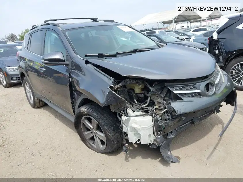 2014 Toyota Rav4 Xle VIN: 2T3WFREV2EW129412 Lot: 42045740