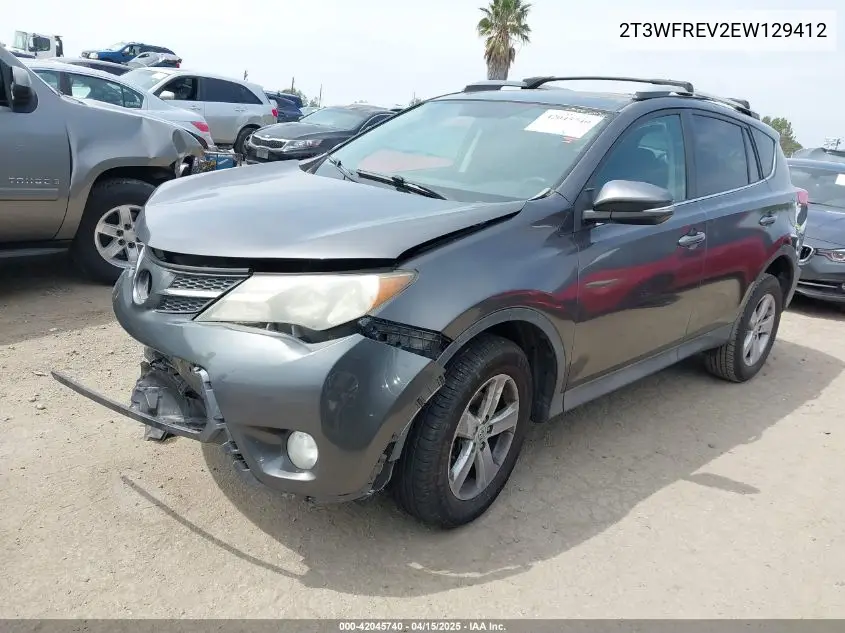 2014 Toyota Rav4 Xle VIN: 2T3WFREV2EW129412 Lot: 42045740