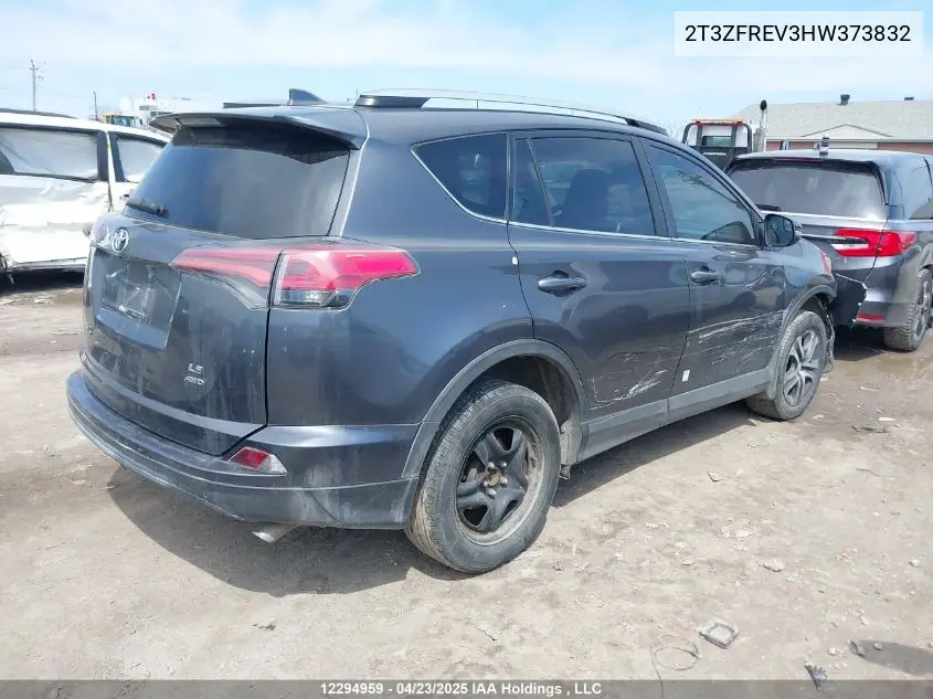 2017 Toyota Rav4 Le VIN: 2T3ZFREV3HW373832 Lot: 12294959