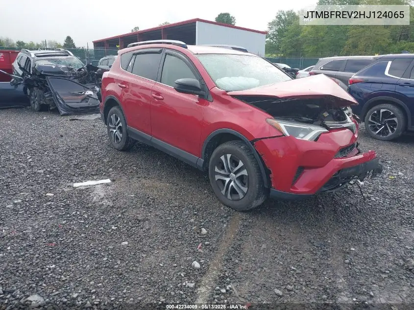 2017 Toyota Rav4 Le VIN: JTMBFREV2HJ124065 Lot: 42234009