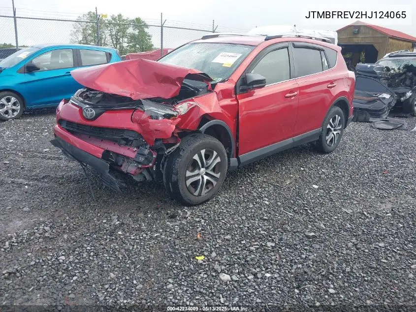 2017 Toyota Rav4 Le VIN: JTMBFREV2HJ124065 Lot: 42234009