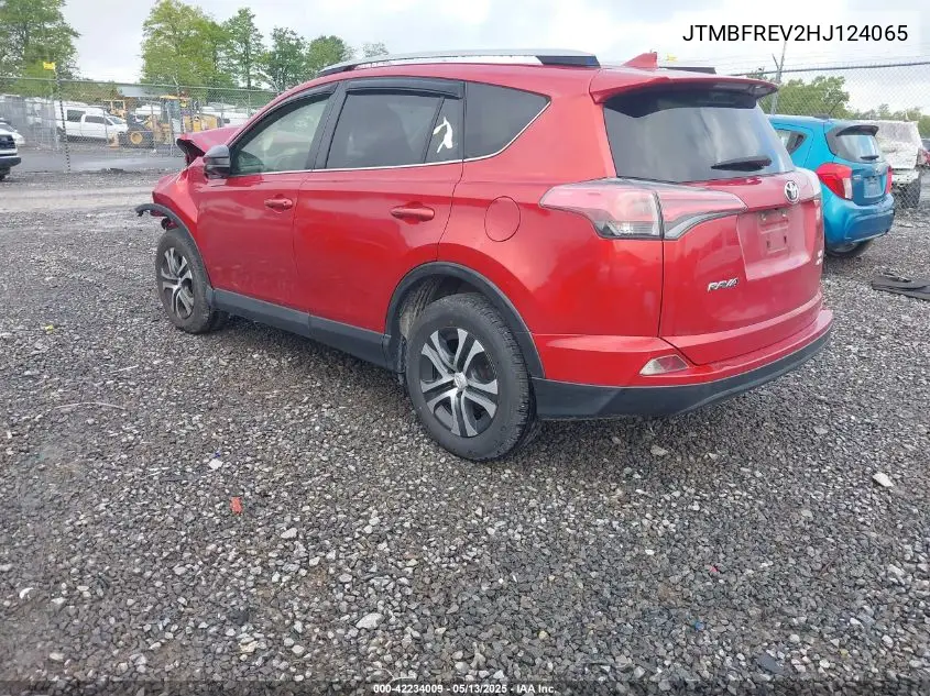 2017 Toyota Rav4 Le VIN: JTMBFREV2HJ124065 Lot: 42234009