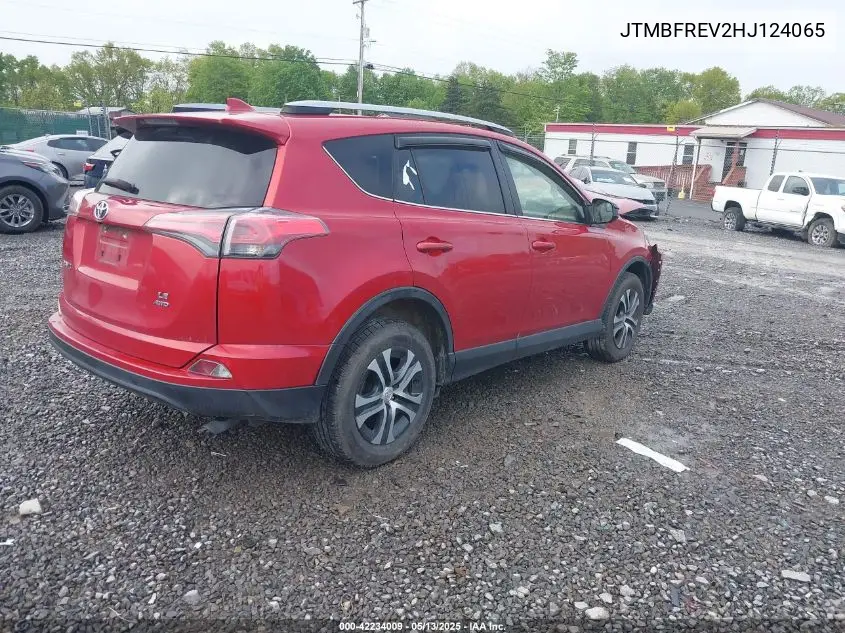2017 Toyota Rav4 Le VIN: JTMBFREV2HJ124065 Lot: 42234009