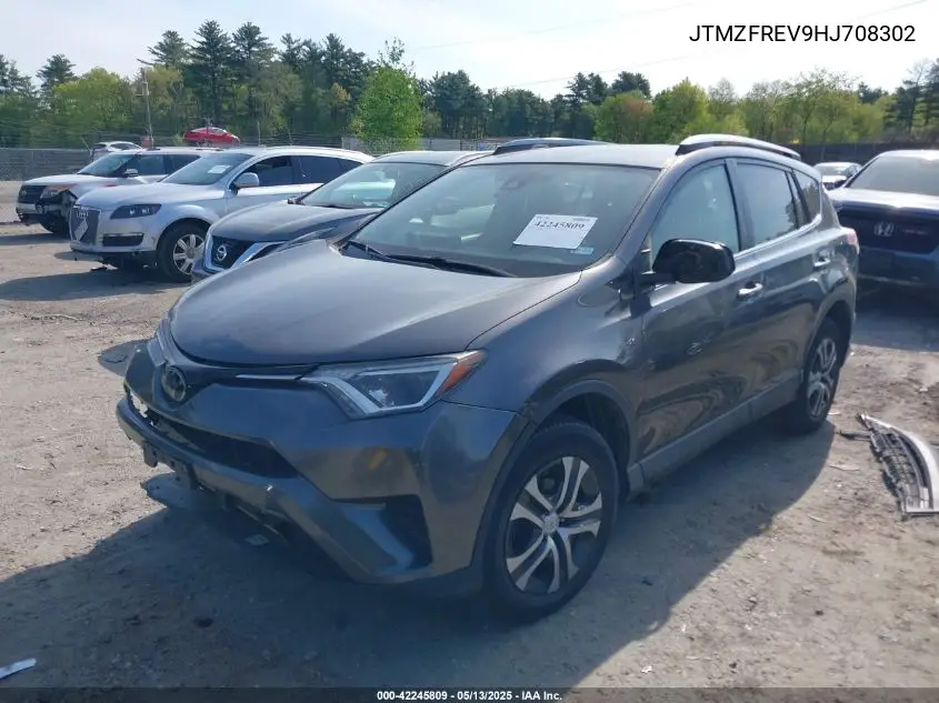 2017 Toyota Rav4 Le VIN: JTMZFREV9HJ708302 Lot: 42245809