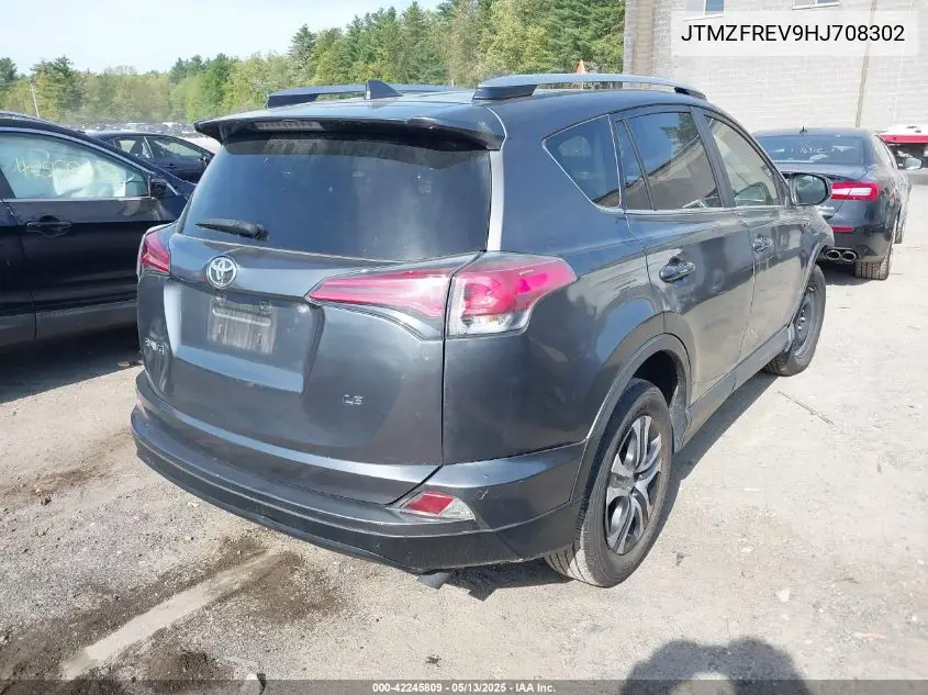 2017 Toyota Rav4 Le VIN: JTMZFREV9HJ708302 Lot: 42245809