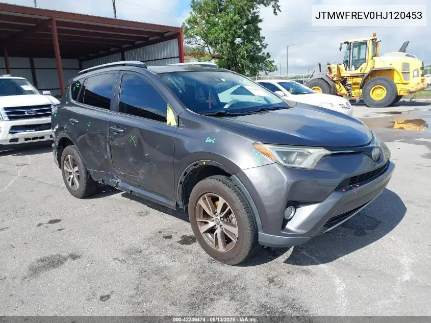 2017 Toyota Rav4 Xle VIN: JTMWFREV0HJ120453 Lot: 42246474